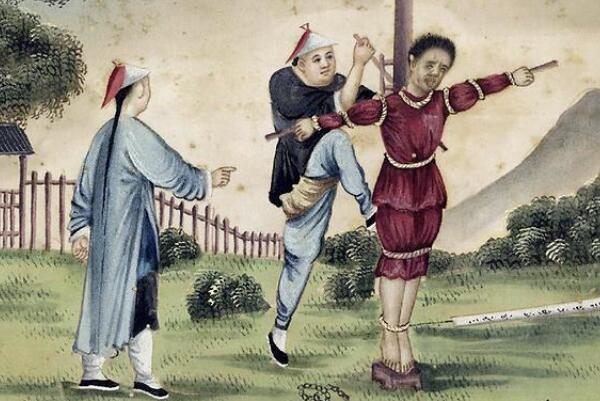 中国古代刑罚小孩图片