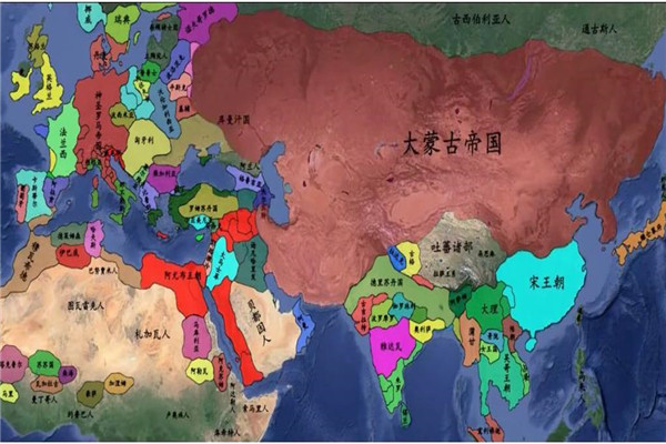 蒙古帝国面积图片