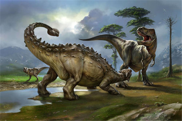 甲龙长达65米宽达15米高达17米相当庞大的恐龙